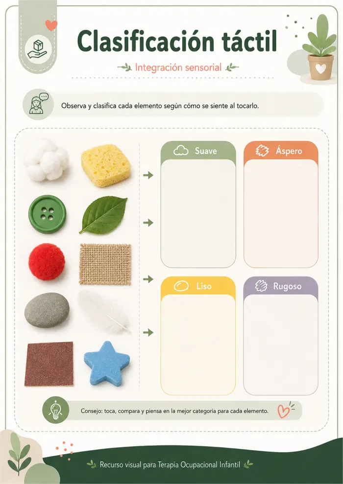 Recurso visual para terapia ocupacional infantil