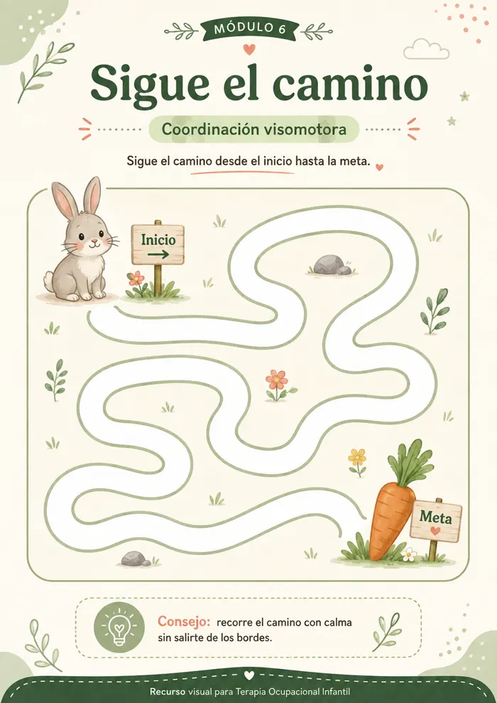Recurso visual para terapia ocupacional infantil