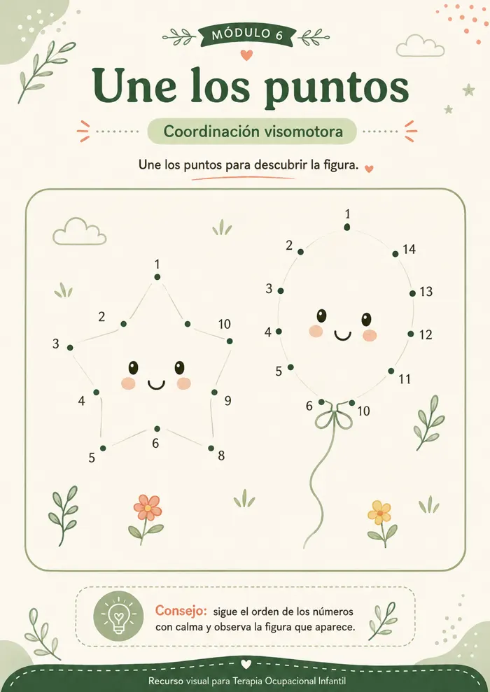 Recurso visual para terapia ocupacional infantil