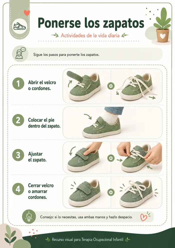 Recurso visual para terapia ocupacional infantil