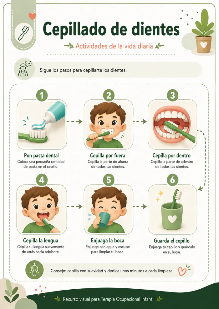 Recurso visual para terapia ocupacional infantil