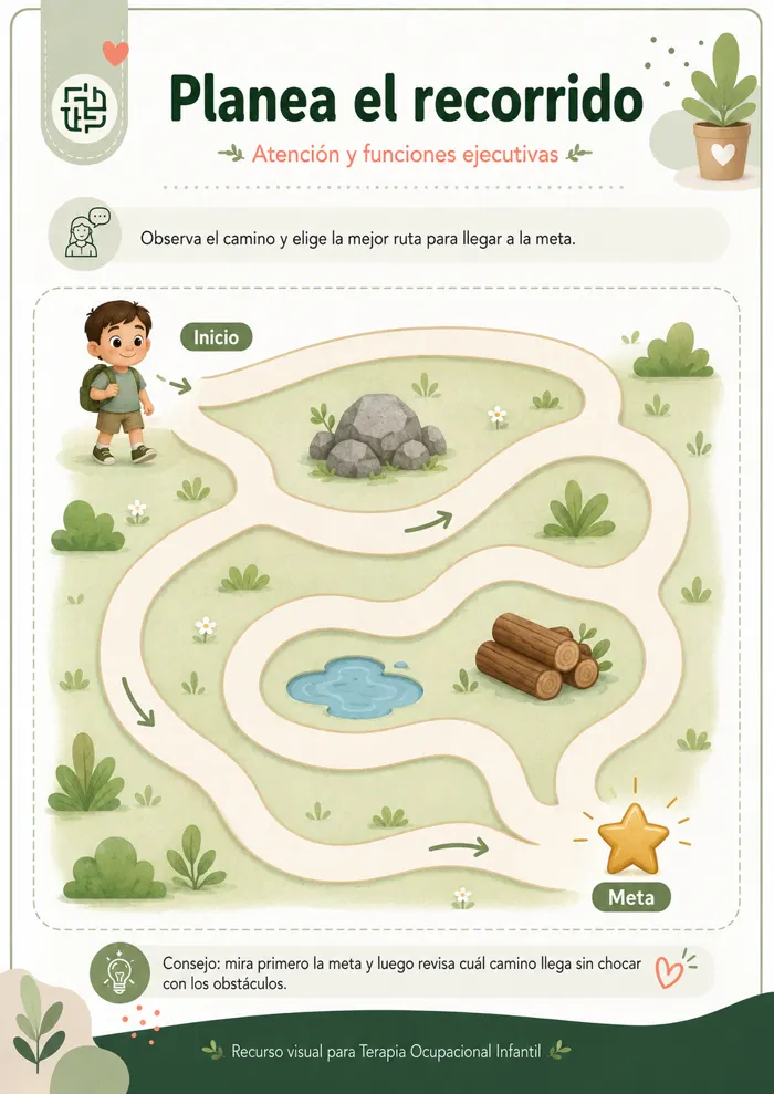 Recurso visual para terapia ocupacional infantil