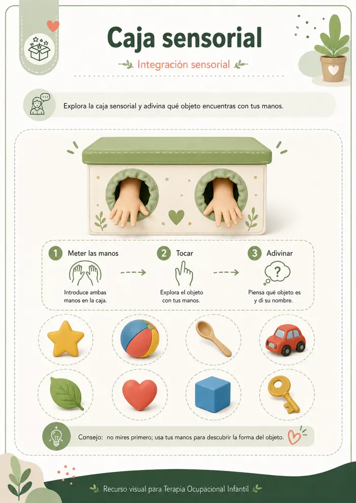 Recurso visual para terapia ocupacional infantil